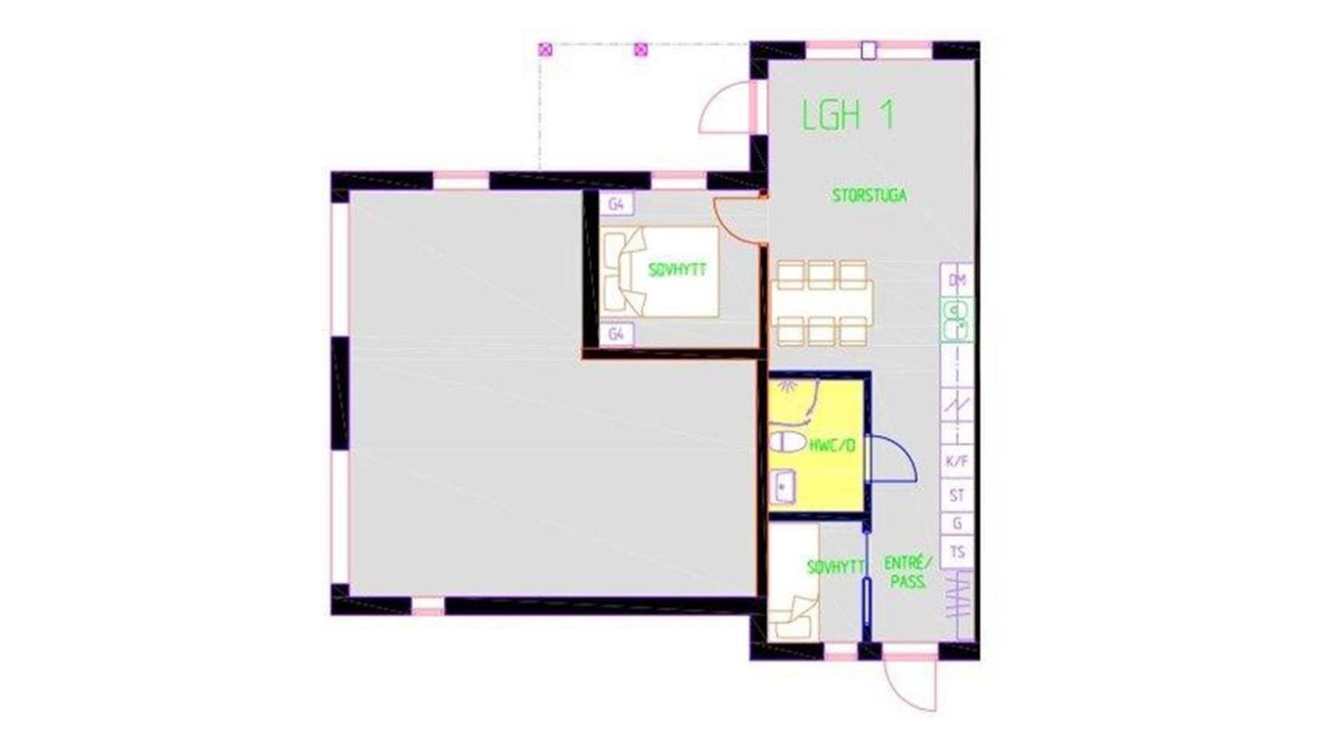 Laegenheter Hamrafjaellet Iskuben Apartamento Tänndalen Quarto foto